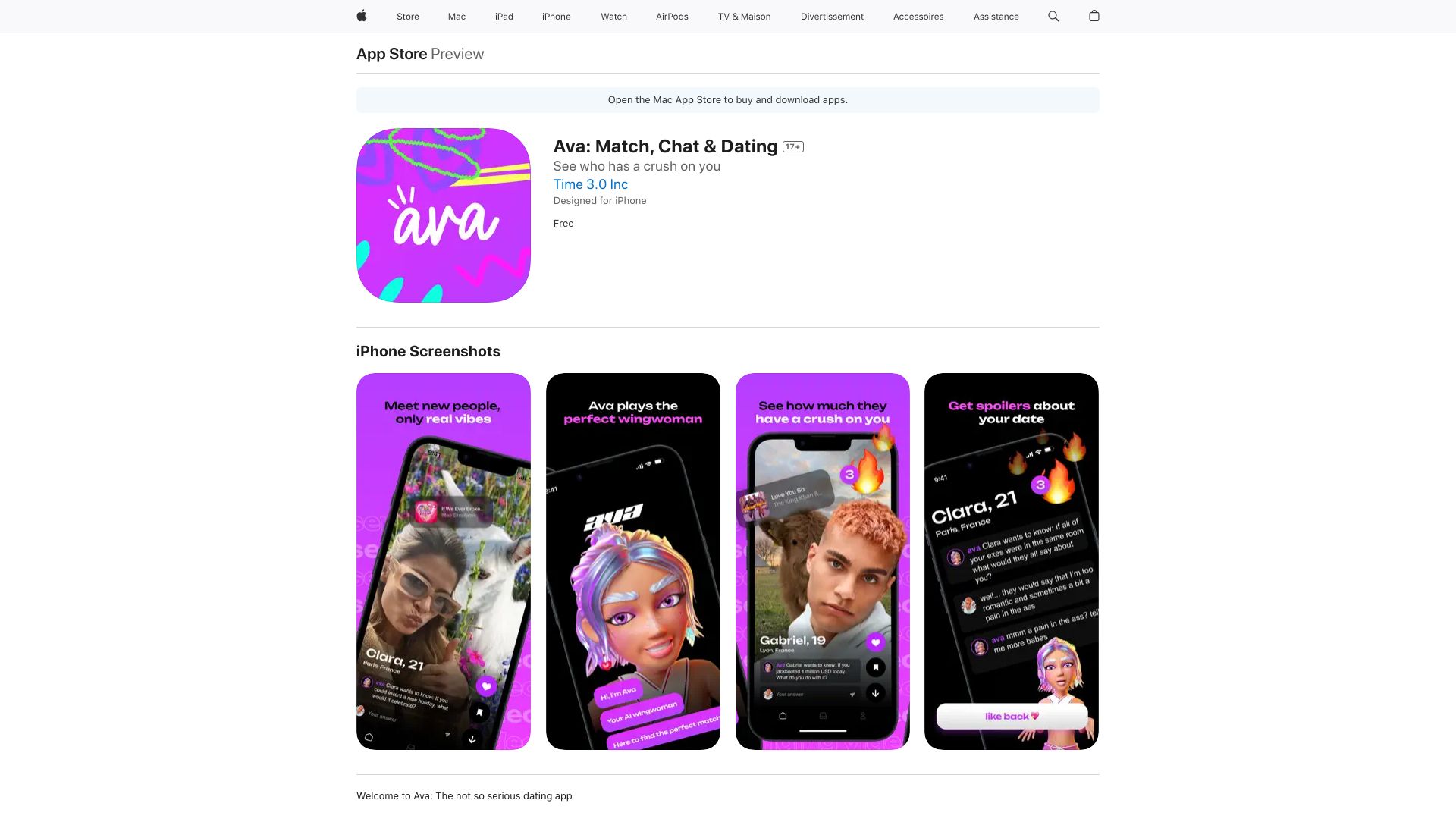 Ava: Match, Chat & Dating