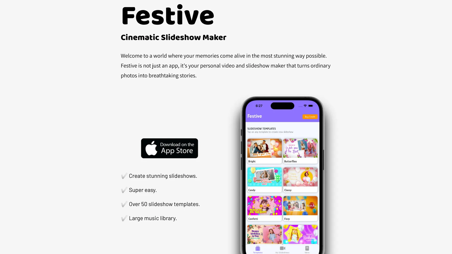 Festive Slideshow Maker