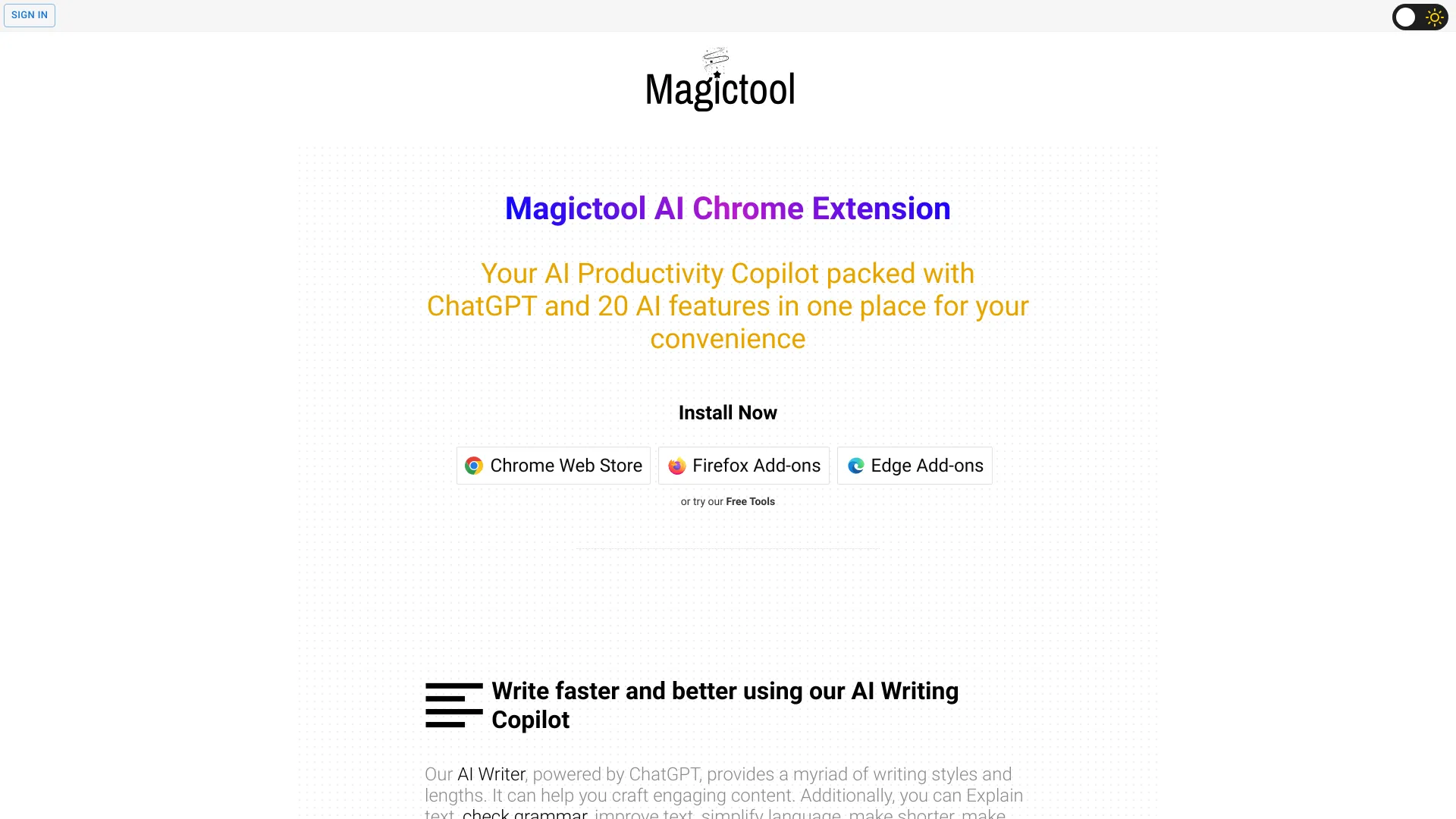 Magic Tool AI